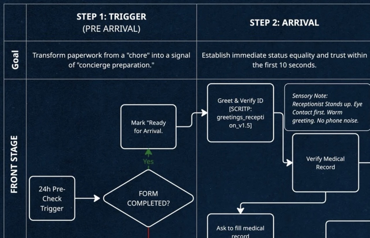 Patient Intake Process Flow